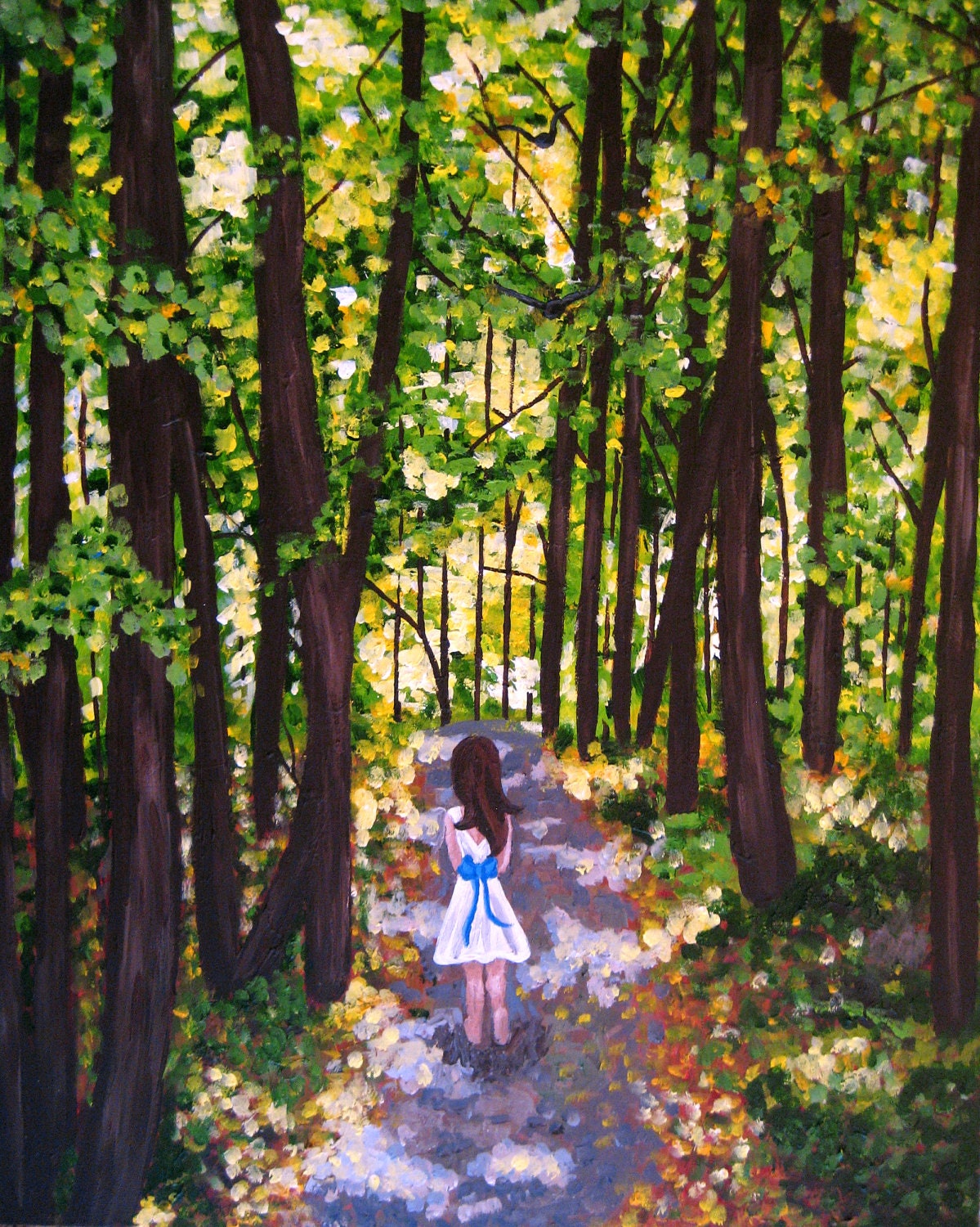 Print - Down the Forest Path