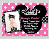 Princess Mouse Birthday Invitations Princess Mouse Birthday Party Invite Printable