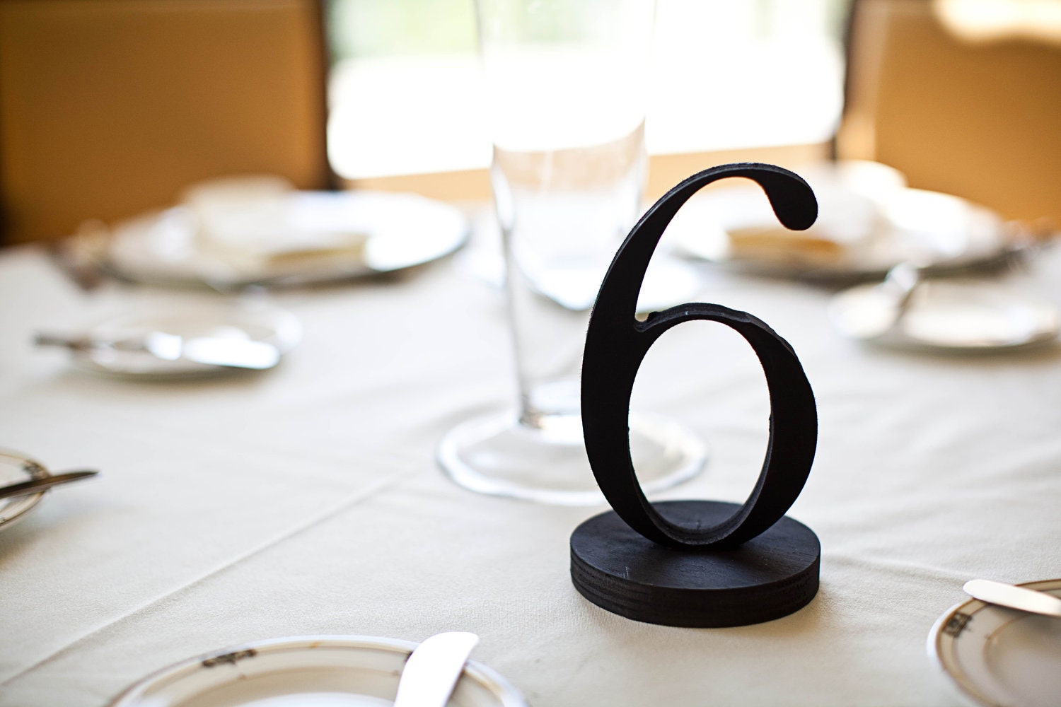 Table Numbers - Standing Wedding Table Numbers, Wooden Reception Decor
