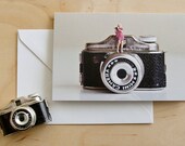 Camera Girl Card