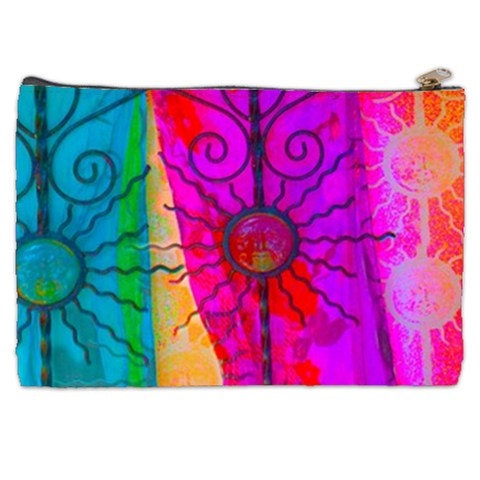 Summer of Love Cosmetic Bag, Solstice bag, Equinox, hippie Makeup bag, Boho cosmetic Makeup bag, sun, tie dyed, solstice bag