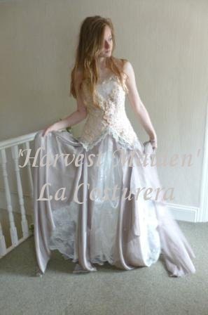 Harvest Maiden- Handmade Alternative Custom Bridal Gown Dress