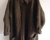 Cozy Brown Boyfriend Sweater