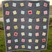 QUILT, Wonky Square Baby Crib Girl Quilt