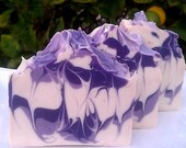 Lavender White Peach and Silk Blossoms Soap with Shea Butter