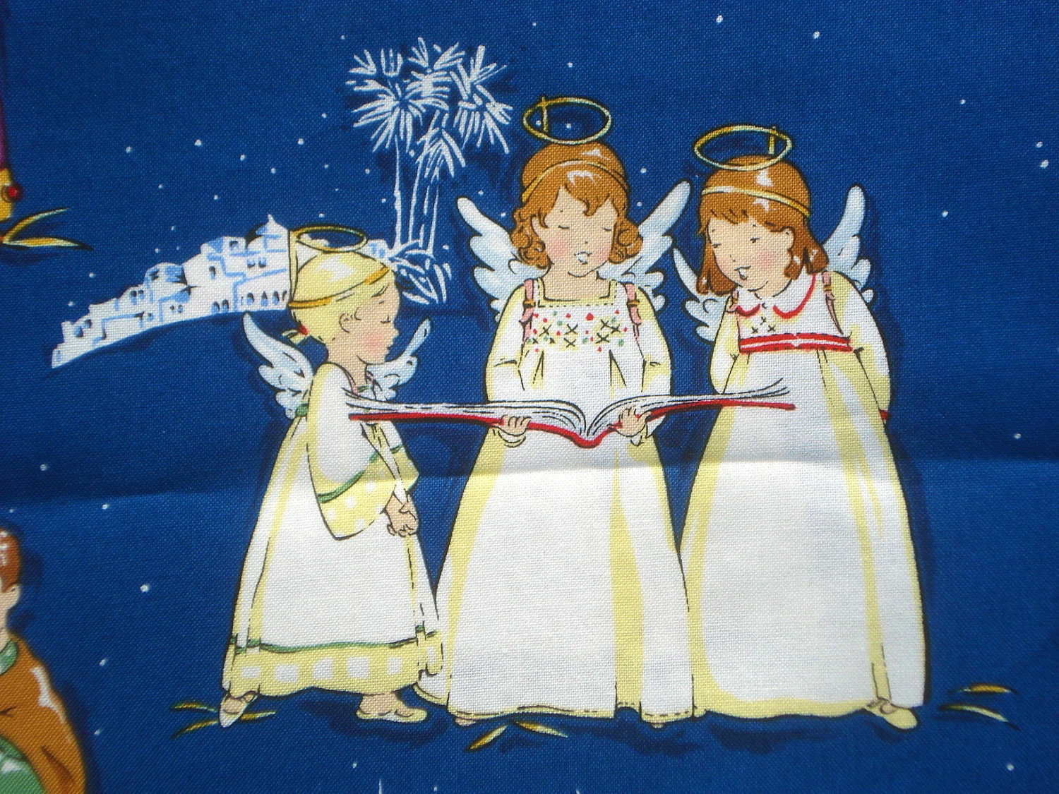 Alexander Henry "sage glen christmas pagent" fabric 2004 FQ or more