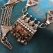 RESERVED 7-7-2013 for J: Rajasthani Silver Taviz Amulet Box Pendant, Necklace, Rajasthan, India, 160 Grams - RARE