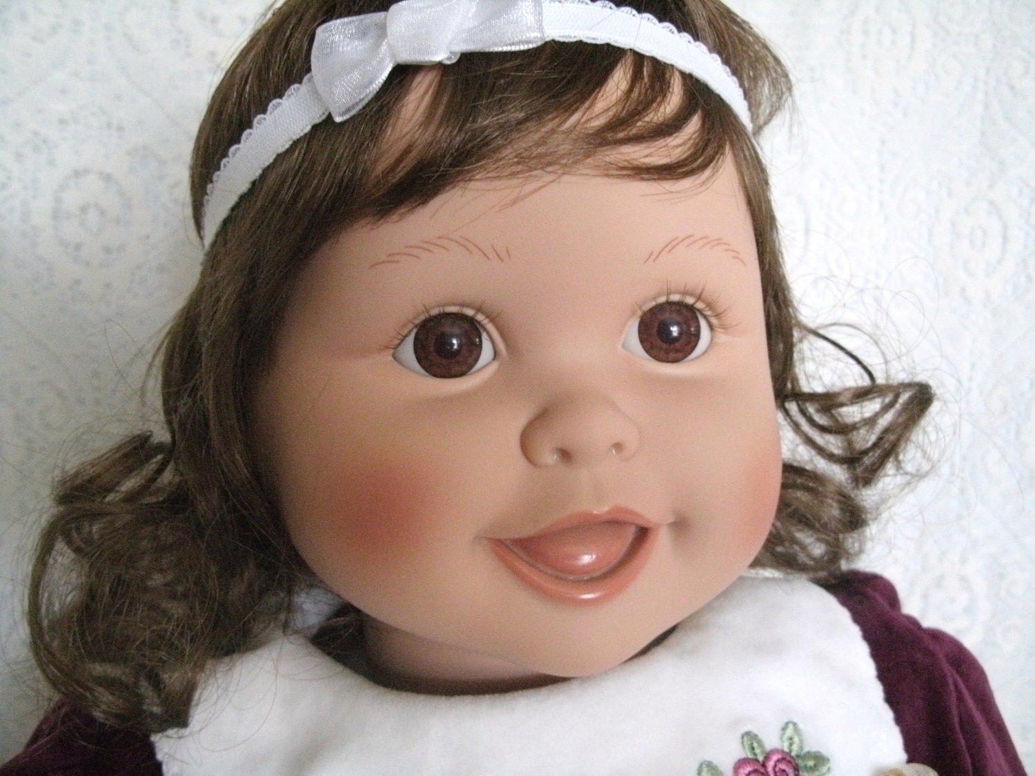 Reserved For Helen Cox 28 Inch Toddler Girl Doll Hailey, vinyl doll, reborn, manicured, lifelike, fake baby childlike handmade