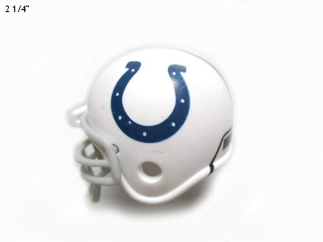 Magnet - Upcycled Toy Mini Helmet Indianapolis Colts Gifts for Guys