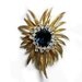 Vintage Joseph Mazer Rhinestone Brooch signed JOMAZ