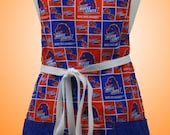 Boise State Bronco Adjustable Men's or Women's Reversible Adult Chef Style Apron