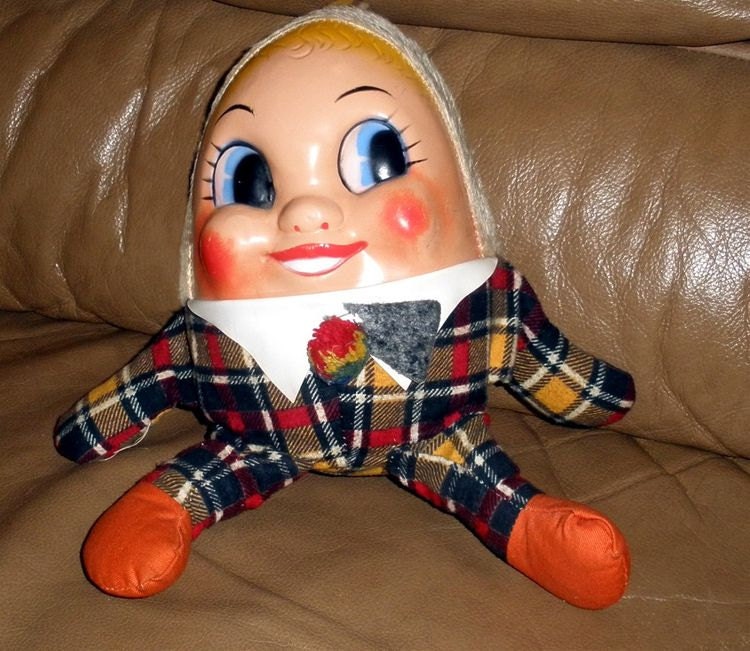 stuffed humpty dumpty doll