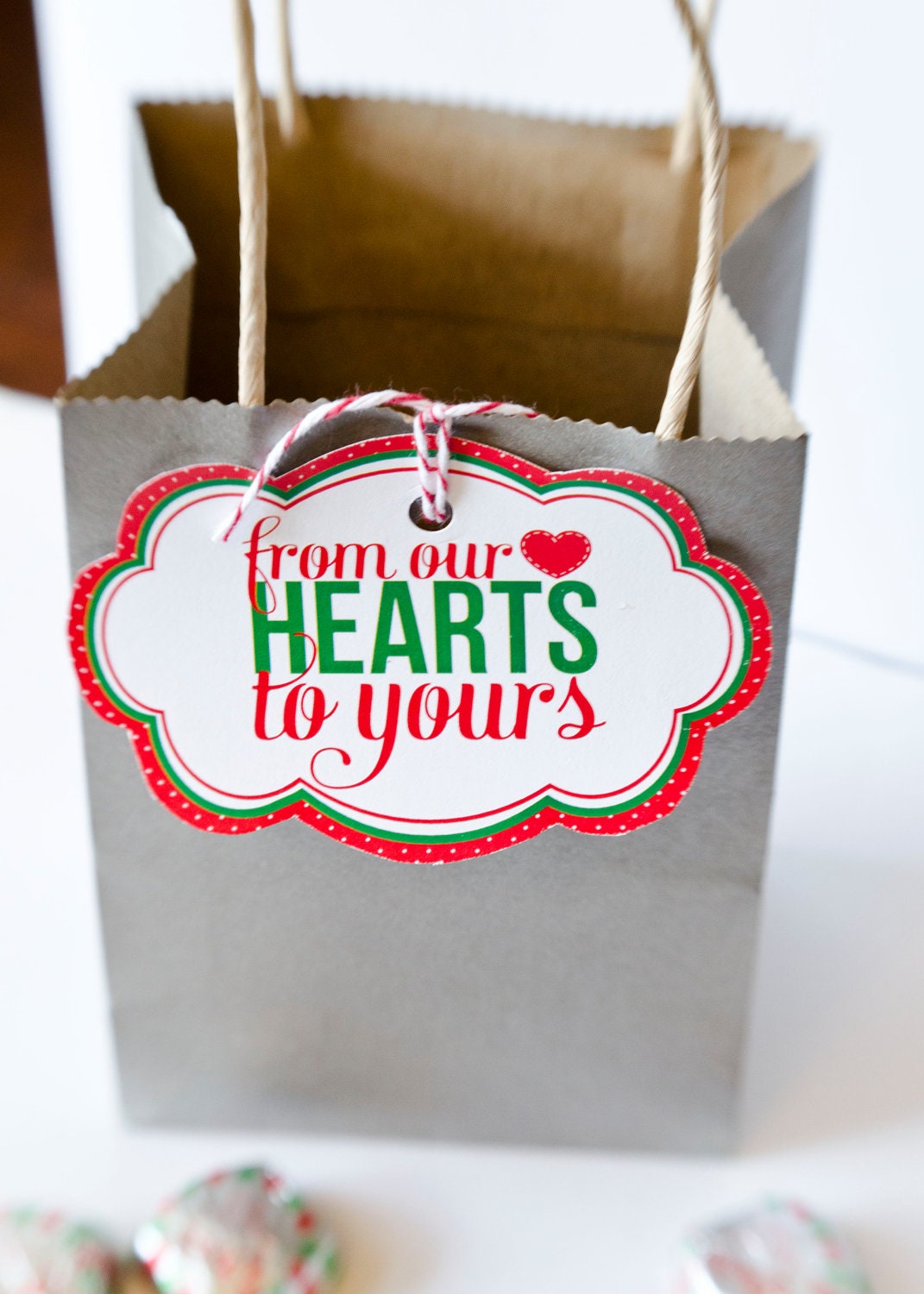Christmas Neighbor PRINTABLE Party Gift Tags (INSTANT DOWNLOAD) from Love The Day Il_570xn