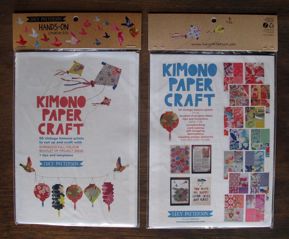 Kimono Paper Craft kit