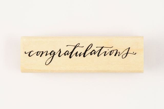 congratulations stamp