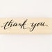 thank you calligraphy stamp