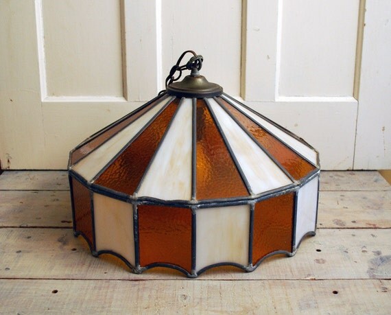 Hanging Stained Glass Tiffany Lamp Pendant Lighting by BingoBox