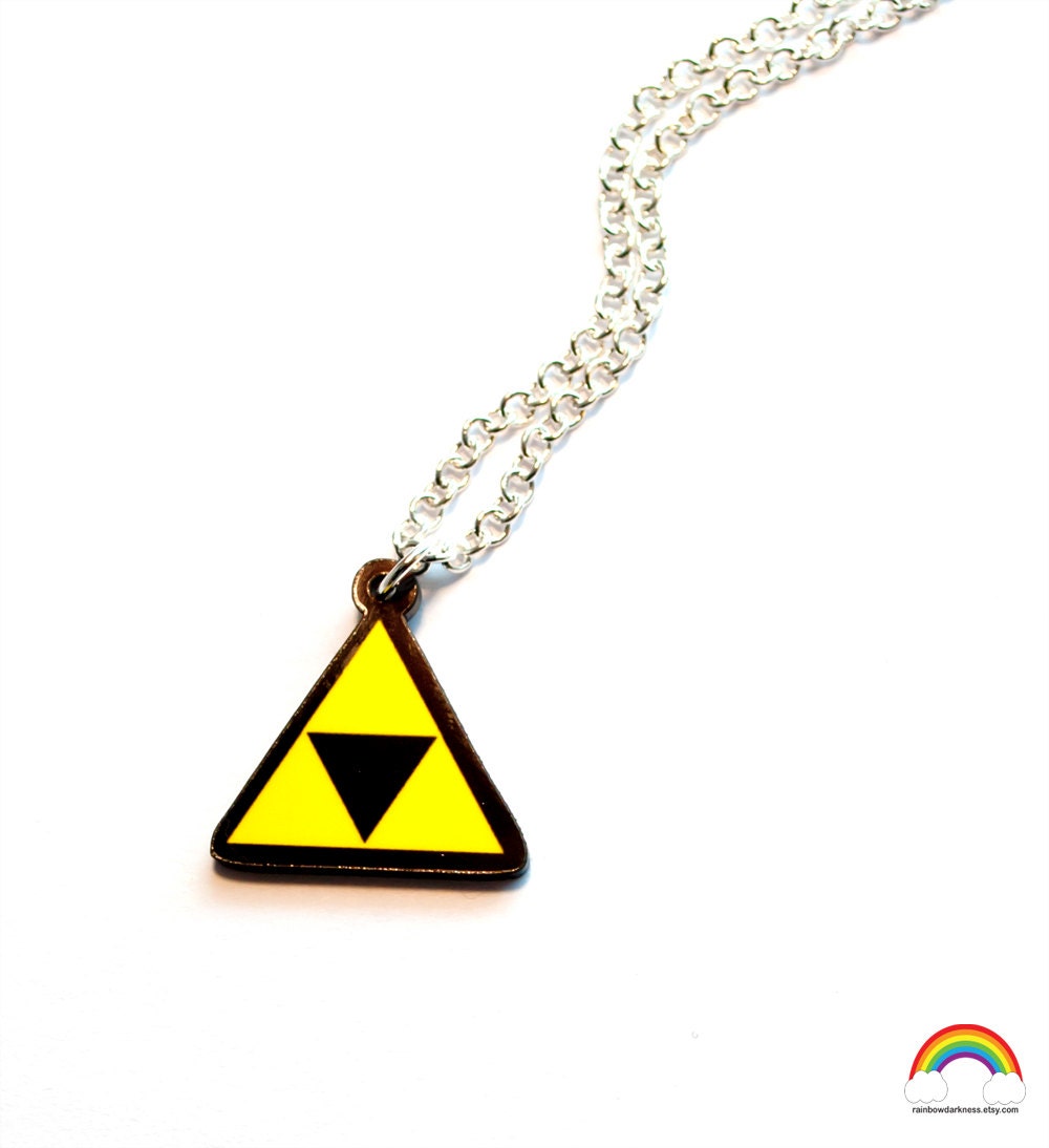 Triforce Charm Necklace- Legend of Zelda Inspired