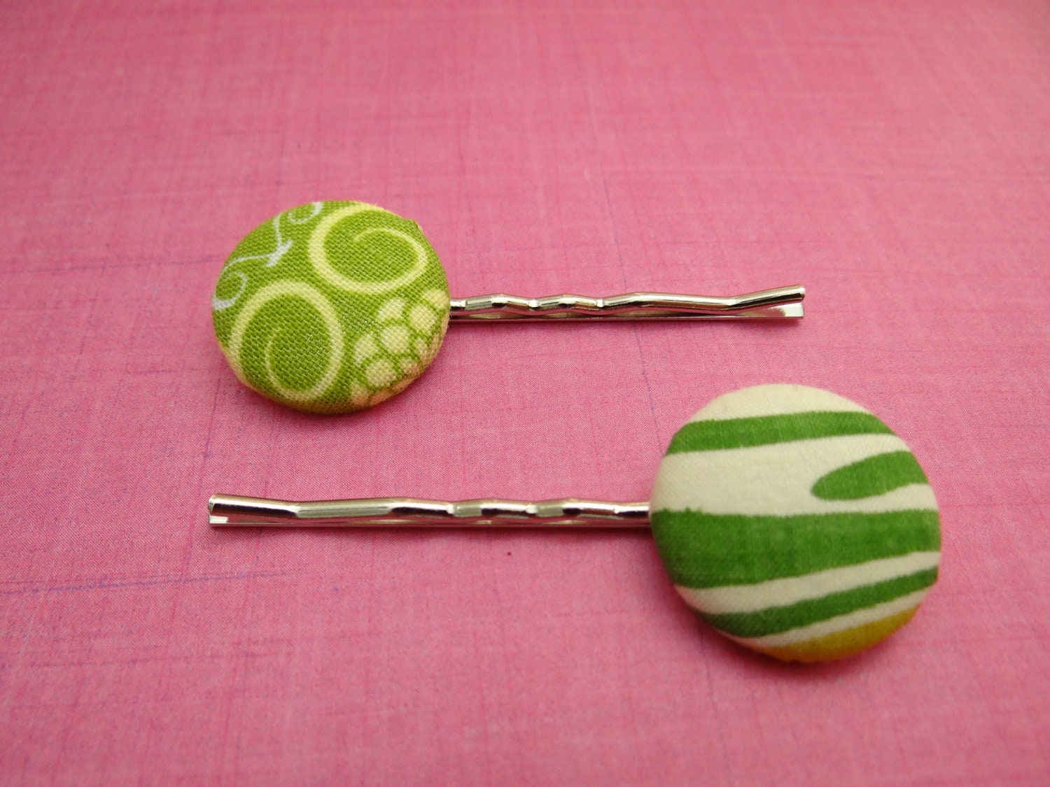 The Green Fabric Pins