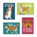 Shiba Inu Magnet Four Pack II - Dog Magnet Gift Set