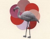 Flamboyant. Original Collage.