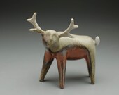 Antlered Chimera - a one of a kind hand made sculpture