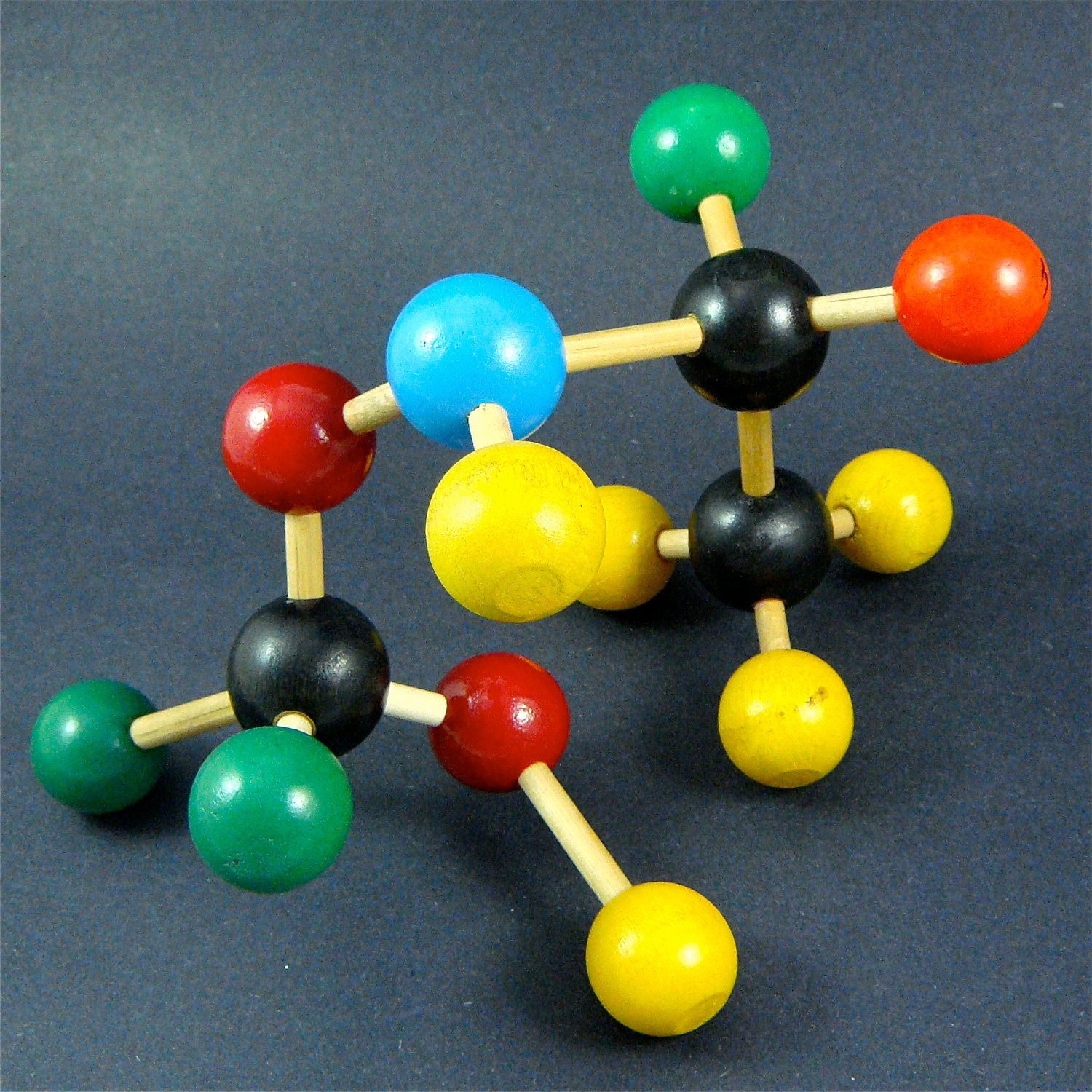 Vintage Atomic All Wood Molecule Model Decorative by RubeesNest