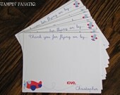 Flew Through a Year Collection: Set of 15 Thank You notes. Airplane First Birthday. Airplane TY Notes. Airplane Notes. Il_170x135