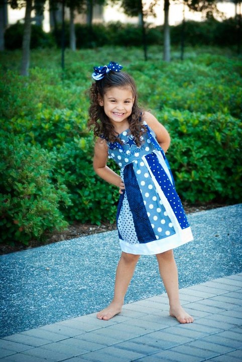 Gooseberry Lane Originals Team Spirit Dress Size 12 month 2 3 4 5 6 7 8 10