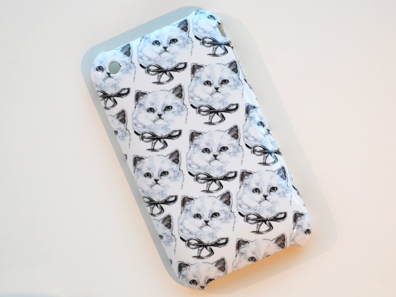 cat iphone case - iphone 3 / 3GS - kitty cats iphone 5 4 4s samsung galaxy s2 s3