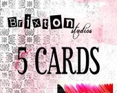 SALE five cards - your choice