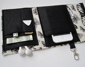 Nerd Herder gadget wallet in Lepidopterology for iPhone 5, Android, Blackberry, camera, earbuds, SD cards, USB, guitar picks, IDs, phone
