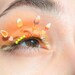 Candy Corn Eyelash Jewelry - Halloween false eyelashes