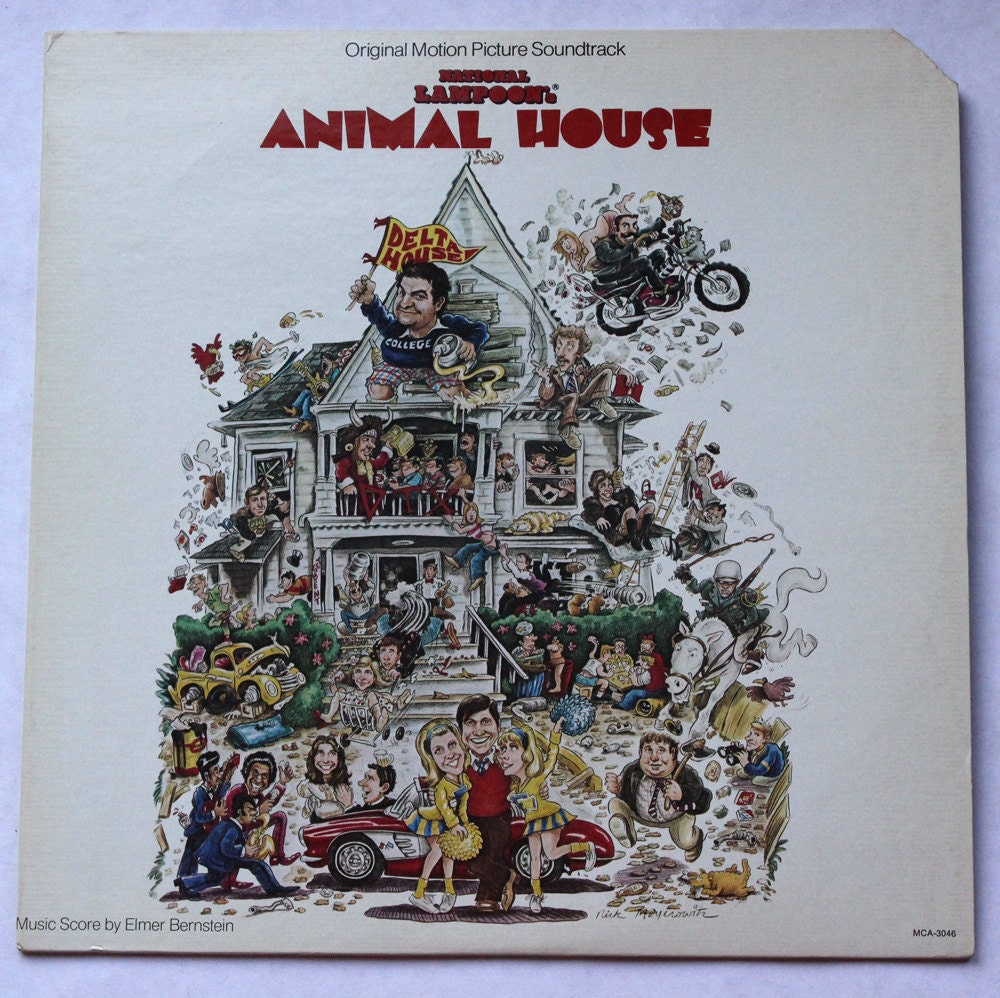 Rare "Animal House" Vinyl Soundtrack (1978) with press kit - Very Good Condition