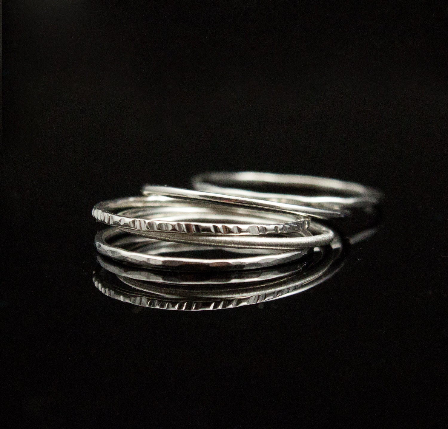 One skinny stack ring. Dainty stacking ring, stacker ring, knuckle ring, midi rings.