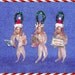 Vintage Style Chenille Christmas Ornaments Giraffe