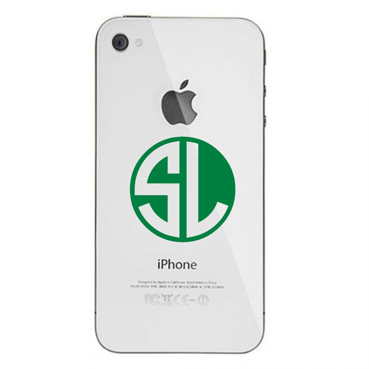 2 Inch Decal / Cell Phone Monogram