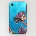 iPhone Sea Turtle Case - Ocean Life Watercolor Painting - Brazen Art Cell Phone Cover - iPhone 5 iphone 4 4s iphone 3g Case