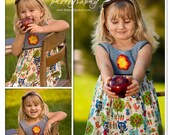 Three Bears Peasant Dress - size 5/6 to 9/10, Free US Shipping