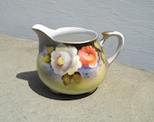 Nortitake Creamer, Vintage Creamer, Hand Painted Noritake, Antique Noritake Creamer, 1900s, Early Japan