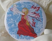 Fairy Mother and Child Pocket Mirror