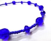 Dark Cobalt Blue Anklet