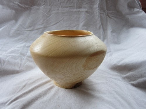 Hand turned Ash Vase