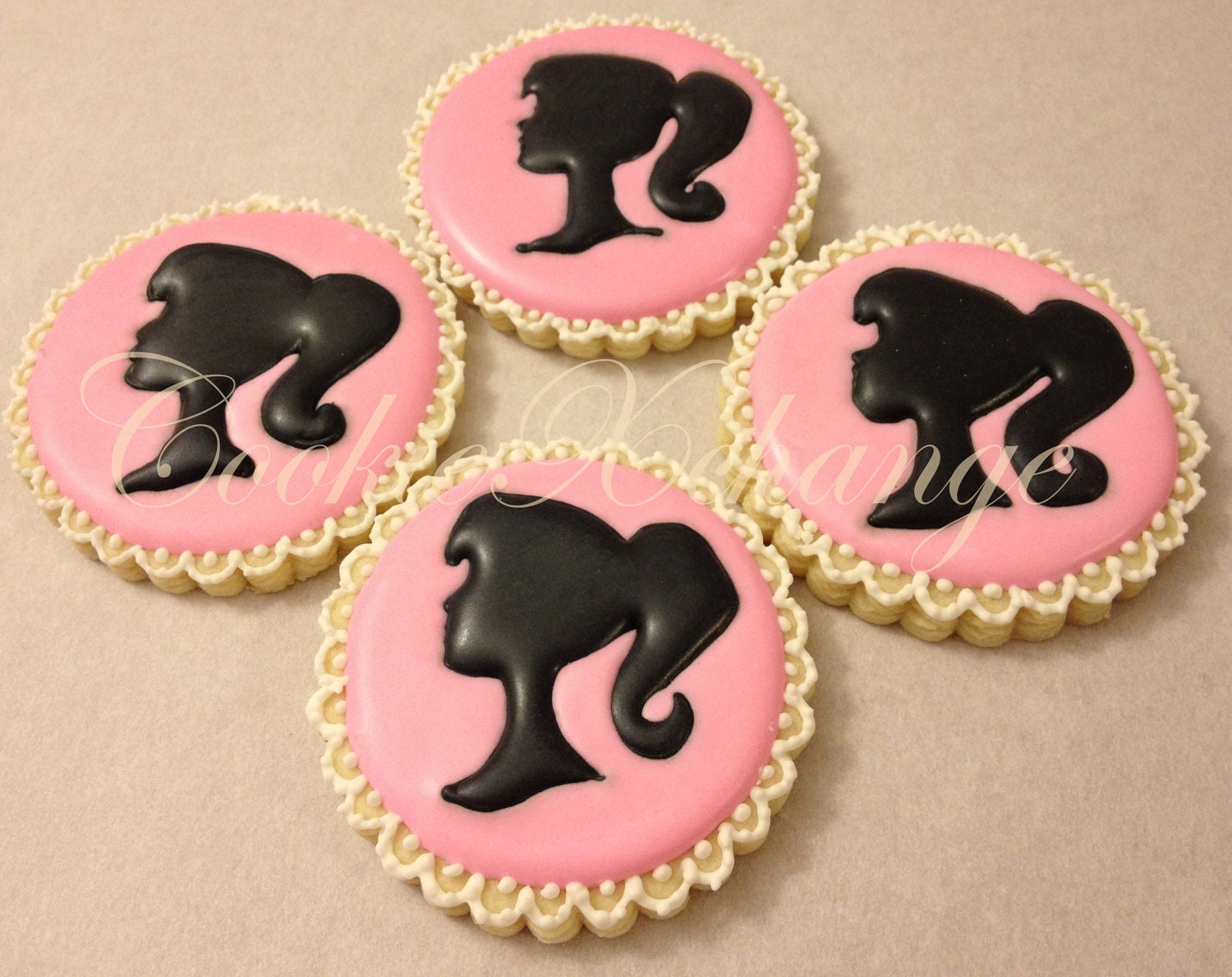 Custom Silhouette Cookies of your child animal or favorite shape