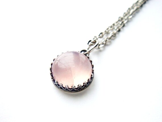 Natural Rose Quartz Necklace