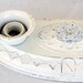 Vintage Light Fixture/Shabby Candle Holder