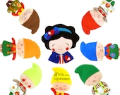Snow White and The Seven Dwarfs Sewing Pattern PDF DIY Princess Fairy Tale E-book Tutorial
