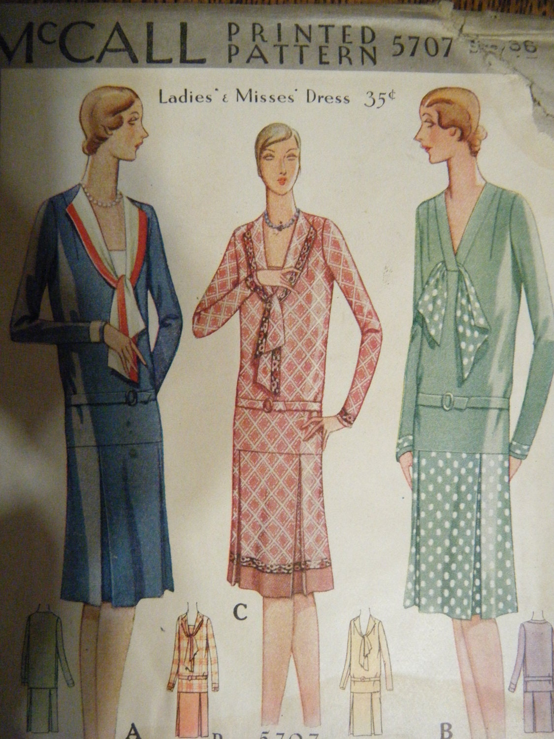 Britt- 1920s Vintage Style Drop Waist One Piece Jumper Dress - ALL SIZES Custom Made
