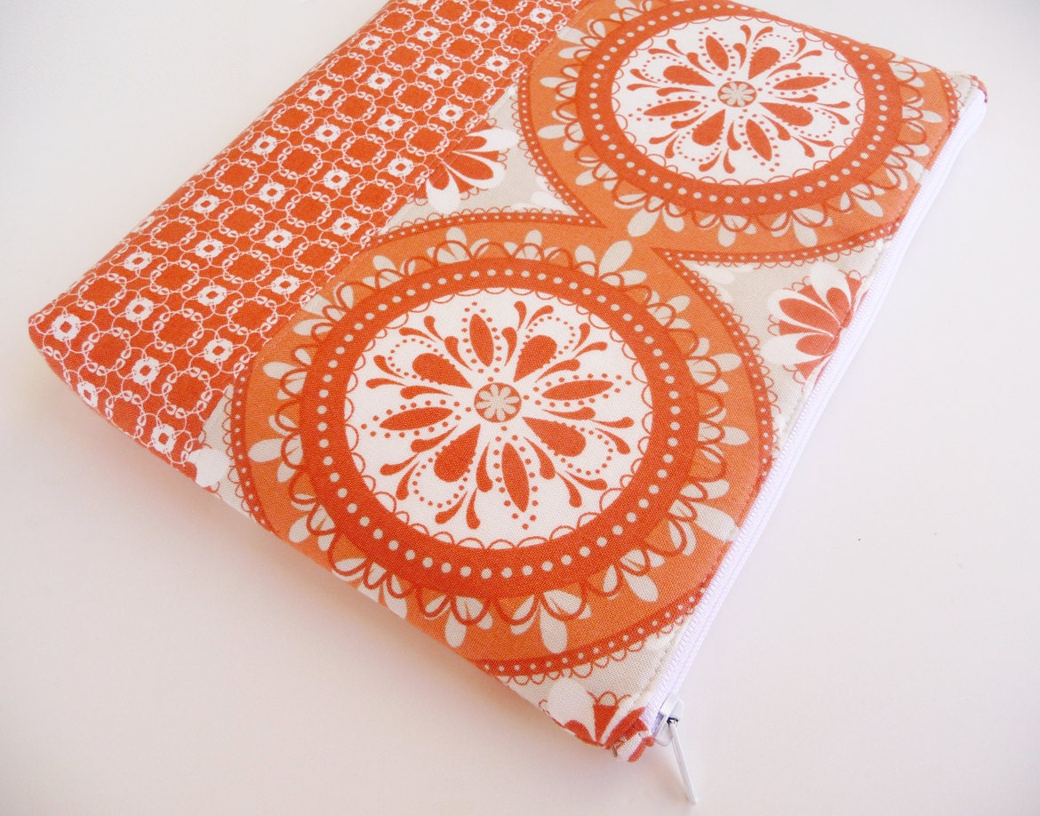 iPad Mini Sleeve, iPad Case, iPad Cover - Flourish Medallion Mono