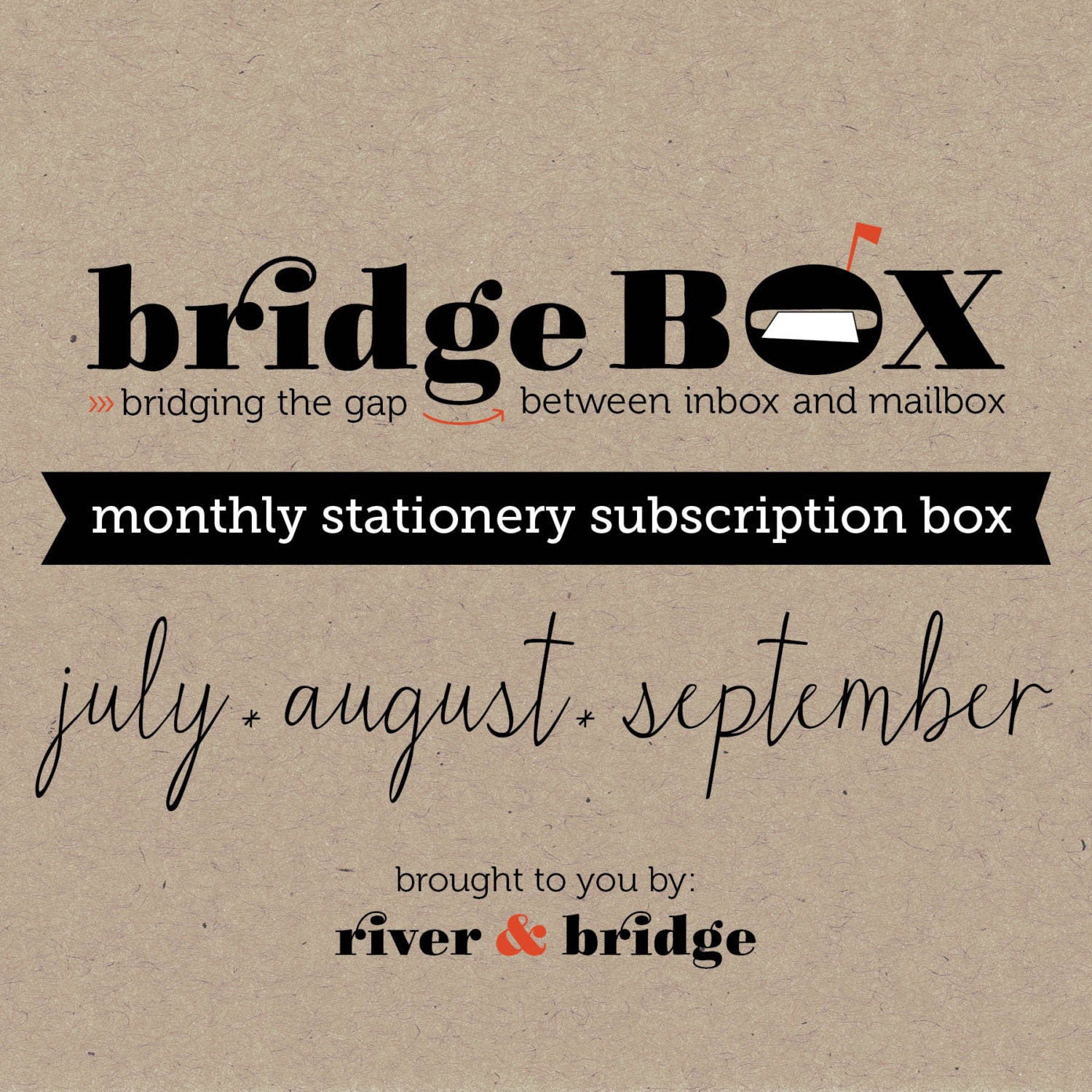 bridgeBOX // 3-month stationery subscription